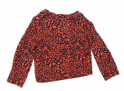 Womens UK Size 10 Topshop Regular Red Suit Jacket