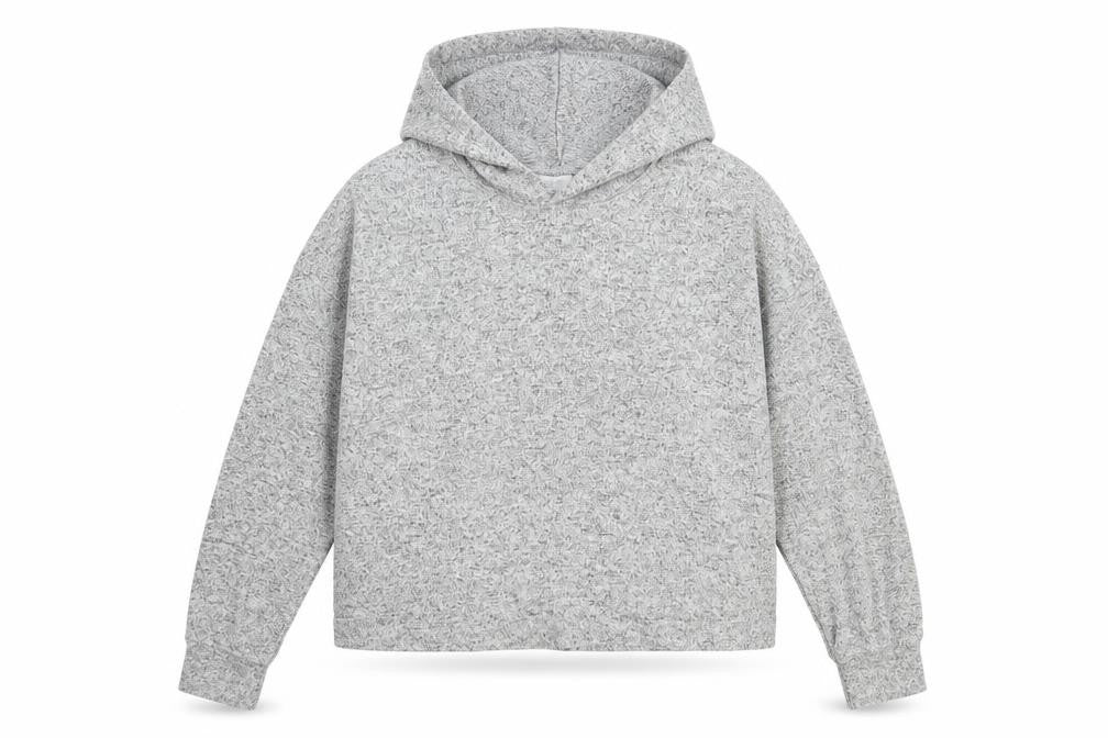Womens UK Size 12 H&M Grey Pullover Hoodie
