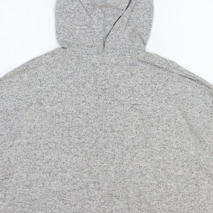 H&M Womens Grey Polyester Pullover Hoodie Size 12 Pullover