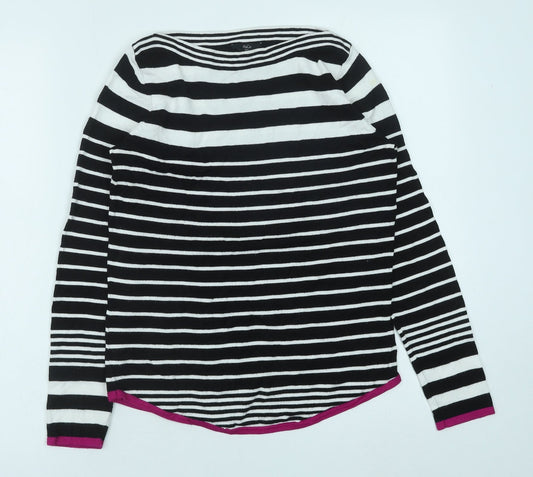 Womens UK Size 10 M&Co Black Pullover Jumper