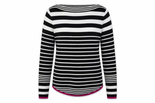 Womens UK Size 10 M&Co Black Pullover Jumper