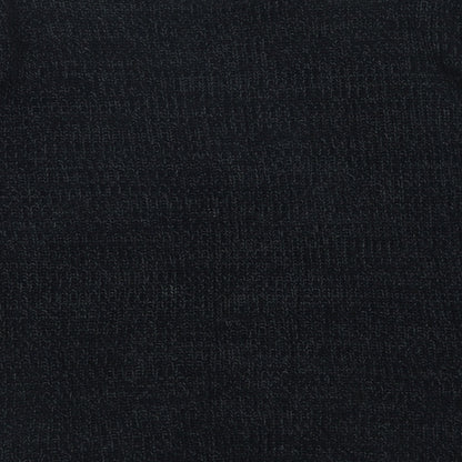 FOREVER 21 Womens Black Round Neck Polyester Pullover Jumper Size L