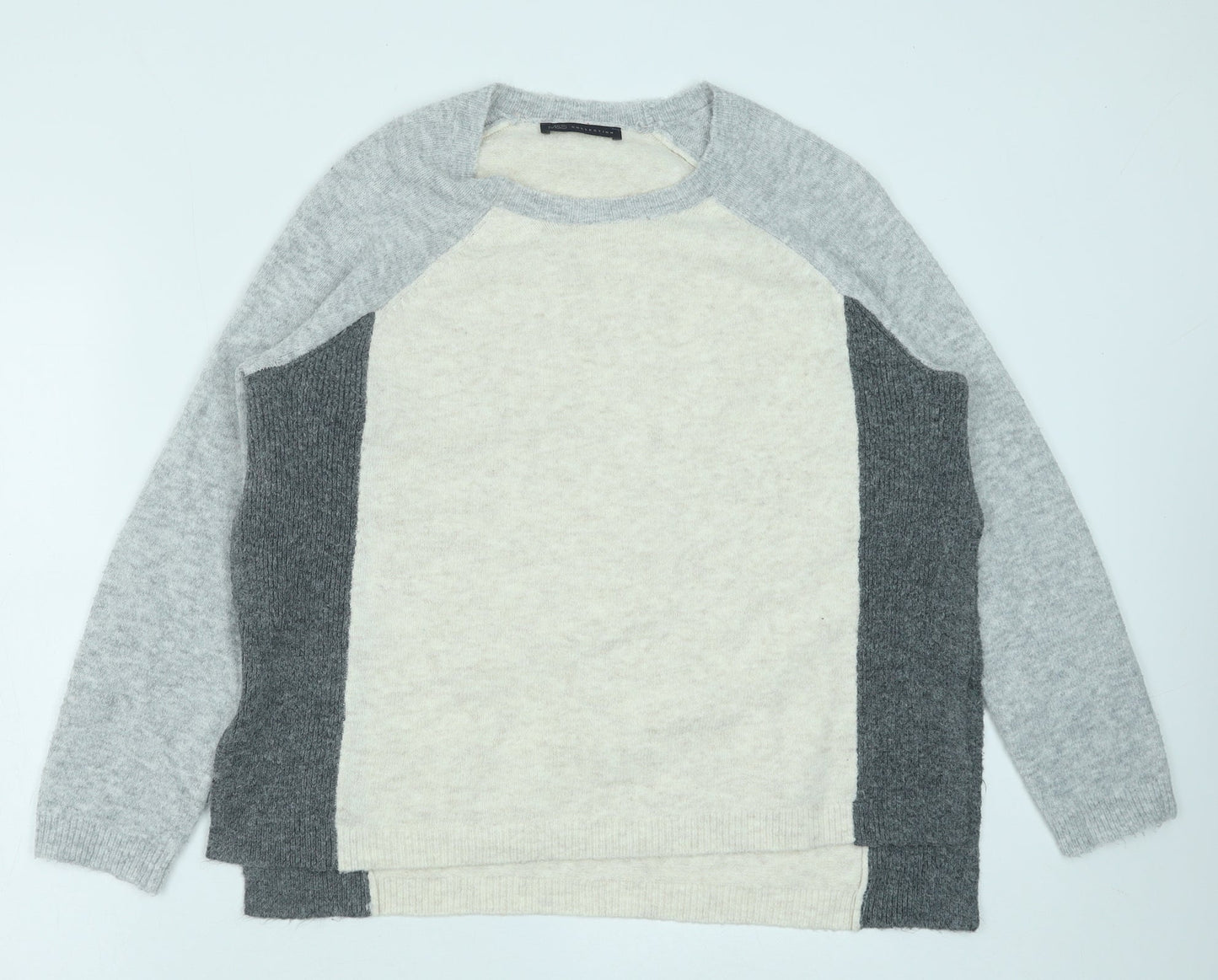 Womens UK Size M Marks and Spencer Grey Pullover Jumper