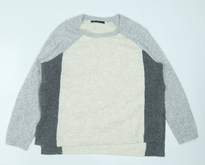 Womens UK Size M Marks and Spencer Grey Pullover Jumper