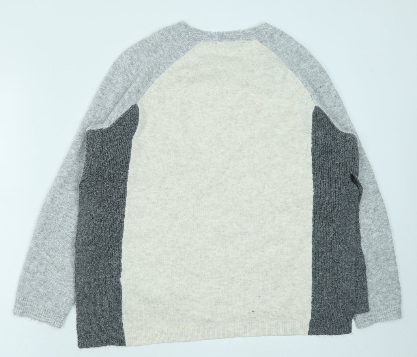 Womens UK Size M Marks and Spencer Grey Pullover Jumper