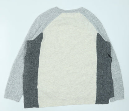 Womens UK Size M Marks and Spencer Grey Pullover Jumper