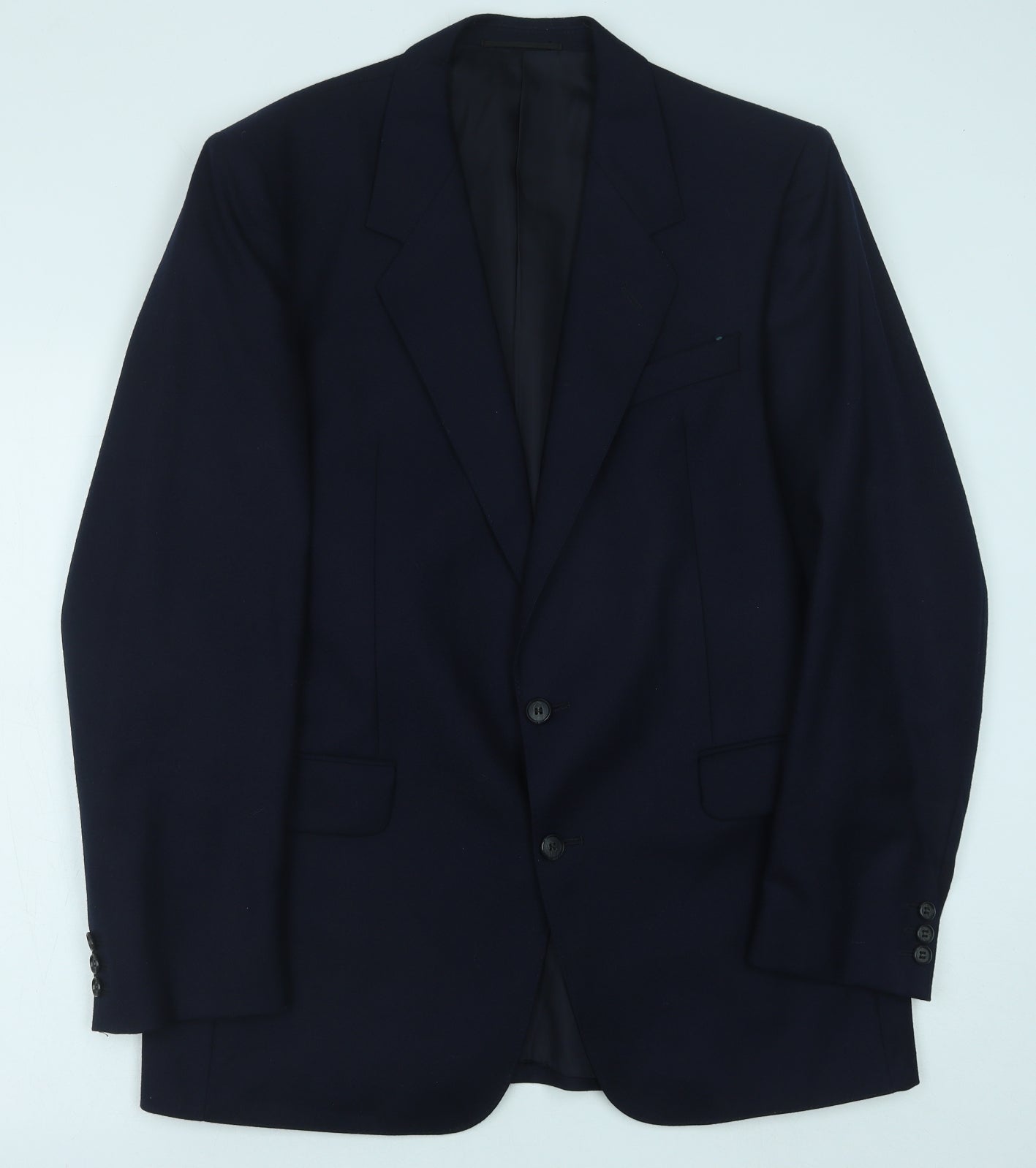 Mens UK Size 42 Preworn Regular Blue Suit Jacket