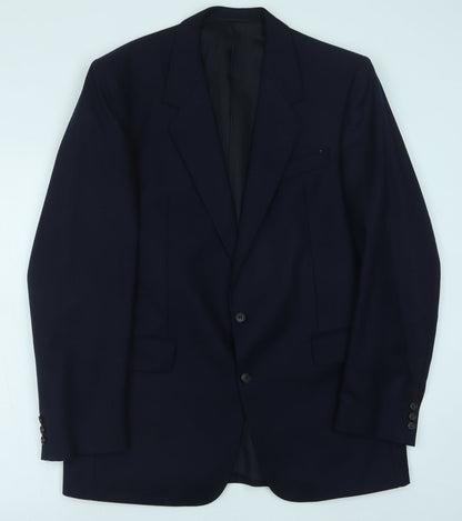 Mens UK Size 42 Preworn Regular Blue Suit Jacket