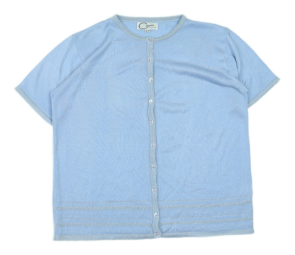 Womens UK Size S Casamia Blue Cardigan Jumper