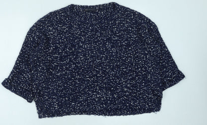 Womens UK Size M Marks and Spencer Blue Pullover Jumper