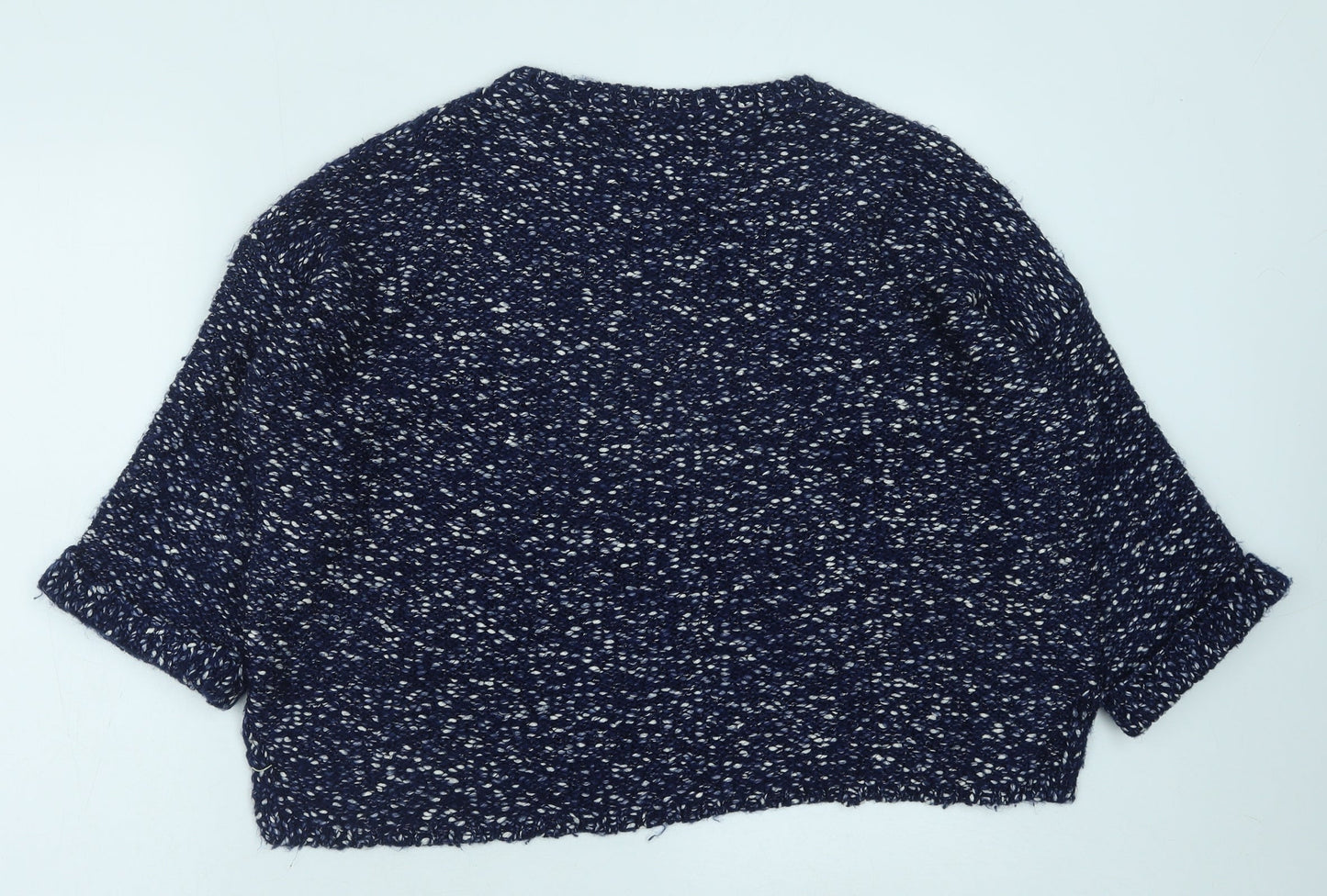 Womens UK Size M Marks and Spencer Blue Pullover Jumper