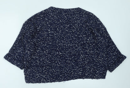 Womens UK Size M Marks and Spencer Blue Pullover Jumper