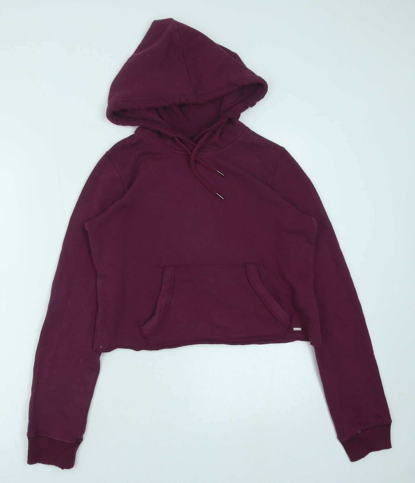 Hollister Womens Purple Polyester Pullover Hoodie Size S Pullover