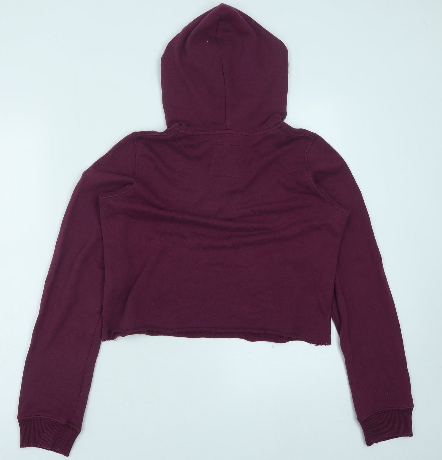 Hollister Womens Purple Polyester Pullover Hoodie Size S Pullover