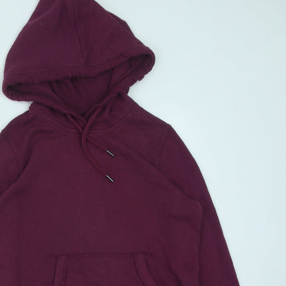 Hollister Womens Purple Polyester Pullover Hoodie Size S Pullover