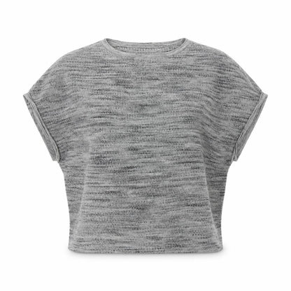Nicole Miller Womens Grey Round Neck Wool Pullover Jumper Size M