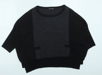 Womens UK Size 12 Marks and Spencer Black Pullover Jumper