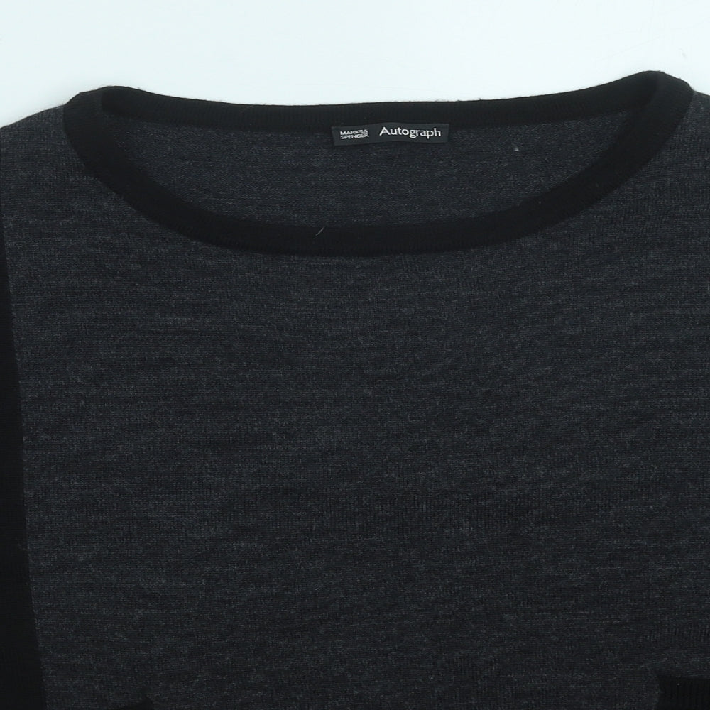 Womens UK Size 12 Marks and Spencer Black Pullover Jumper