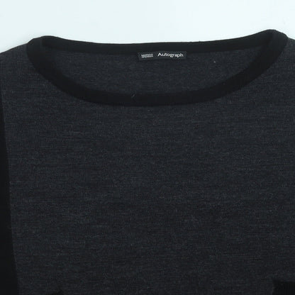 Womens UK Size 12 Marks and Spencer Black Pullover Jumper