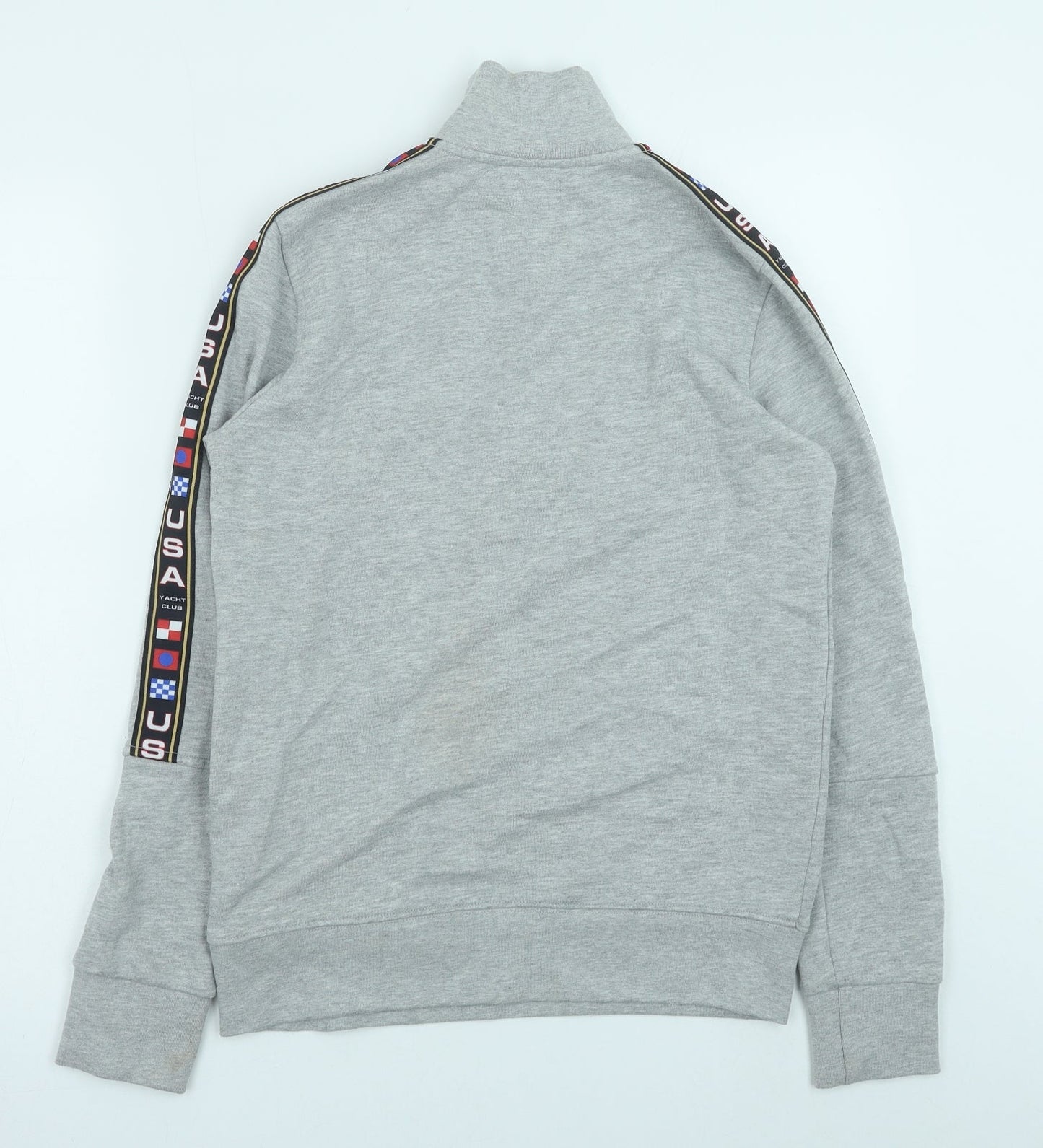 Topman Mens Grey Cotton Pullover Sweatshirt Size XS