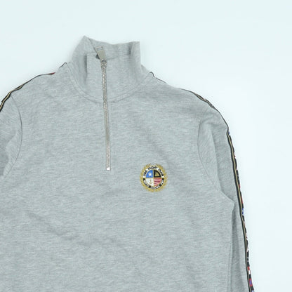 Topman Mens Grey Cotton Pullover Sweatshirt Size XS