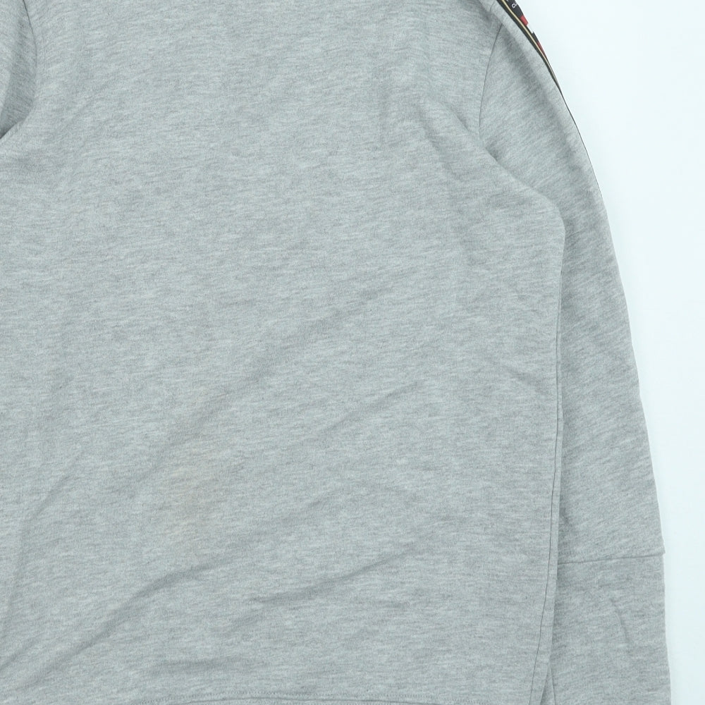 Topman Mens Grey Cotton Pullover Sweatshirt Size XS