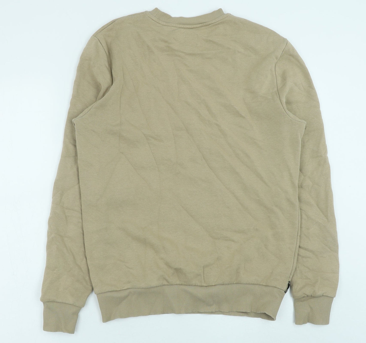 Mens UK Size S River Island Brown Pullover Sweatshirt