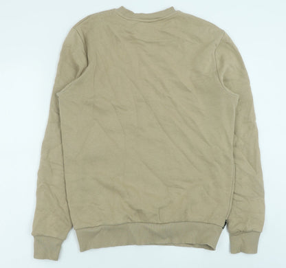 Mens UK Size S River Island Brown Pullover Sweatshirt