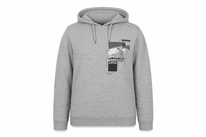 Topman Womens Grey Cotton Pullover Hoodie Size 2XS Pullover