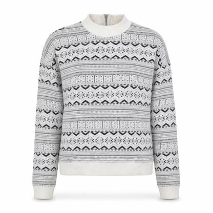 Womens UK Size S Bershka White Pullover Sweatshirt