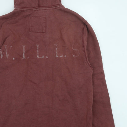 Womens UK Size 8 Jack Wills Pink Pullover Hoodie