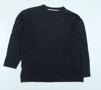 Womens UK Size 14 Marks and Spencer Blue Pullover Sweatshirt