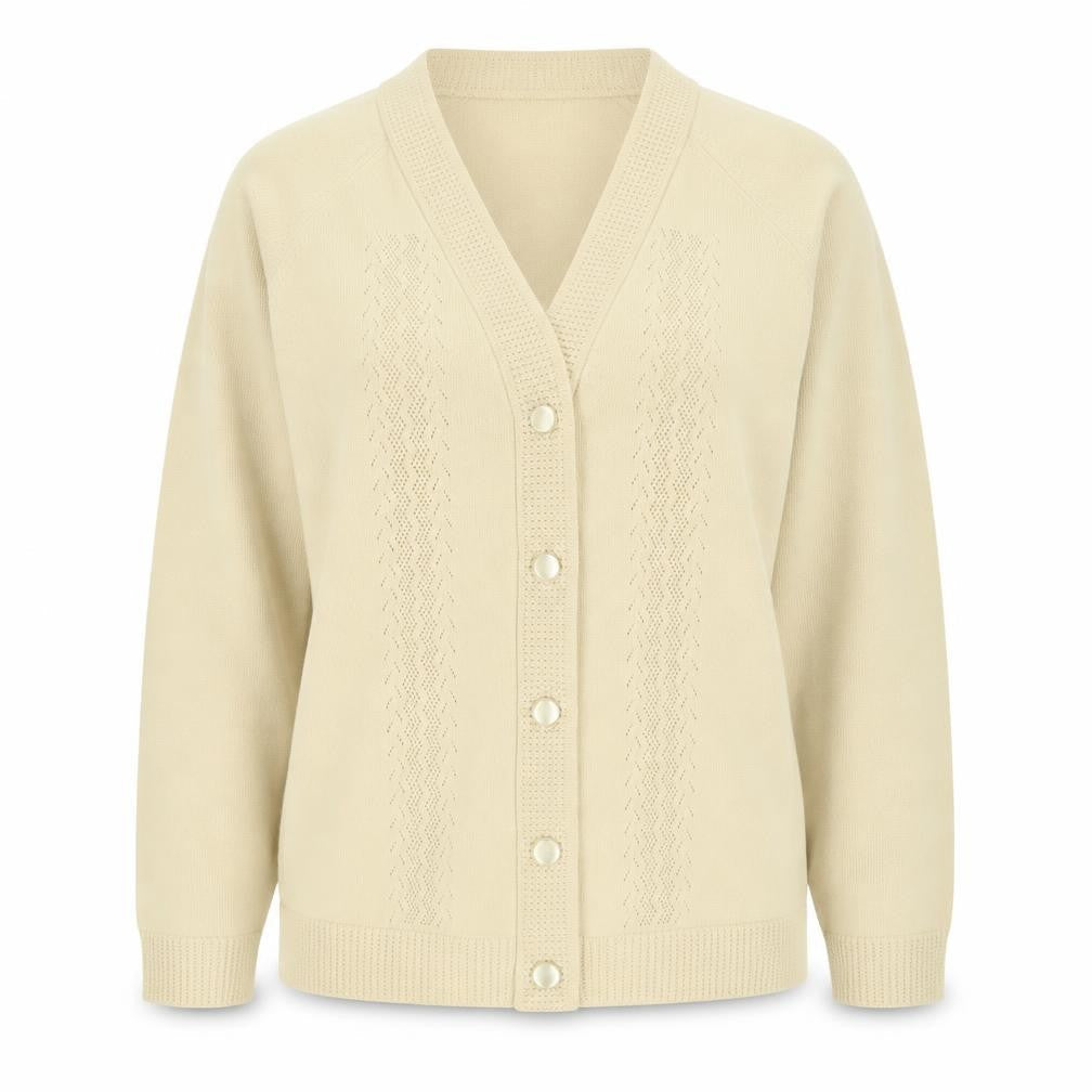 Womens UK Size 18 Marks and Spencer Yellow Cardigan Jumper