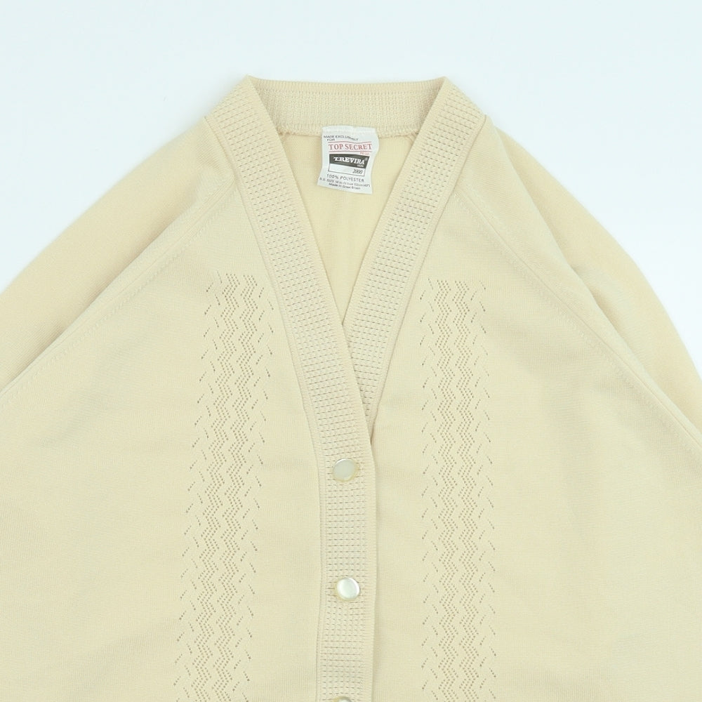 Womens UK Size 18 Marks and Spencer Yellow Cardigan Jumper