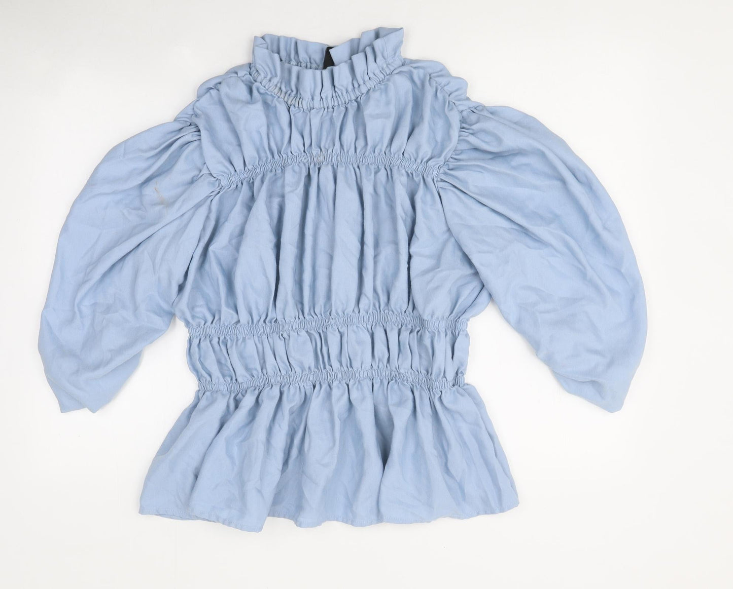 Womens UK Size XS Vera Moda Blue Basic Blouse