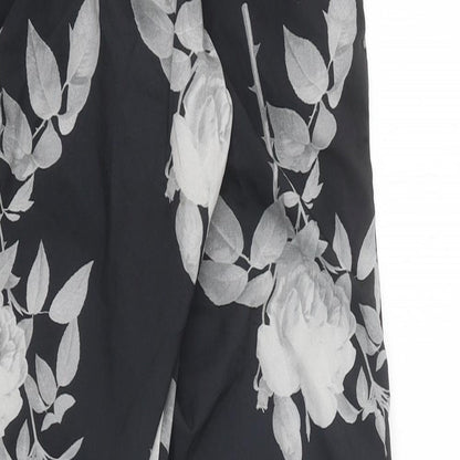 Womens UK Size 8 NEXT Regular Fit  Black Trousers