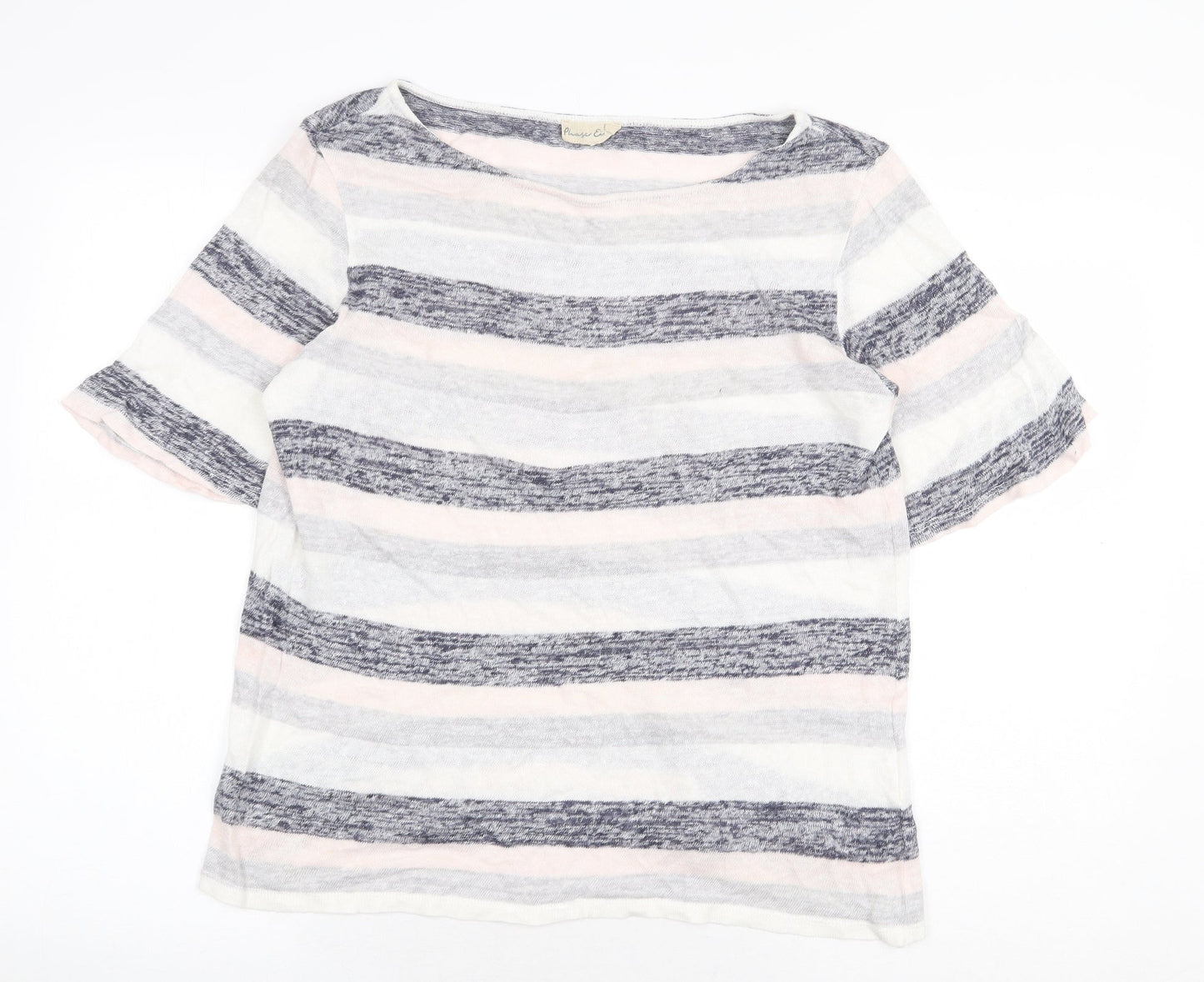 Womens UK Size 8 Phase Eight Multicoloured Basic T-Shirt