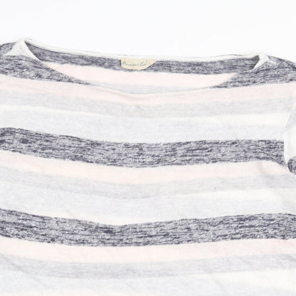 Womens UK Size 8 Phase Eight Multicoloured Basic T-Shirt
