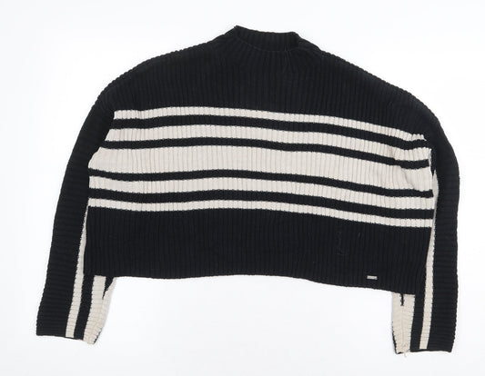 Womens UK Size S Hollister Black Pullover Jumper