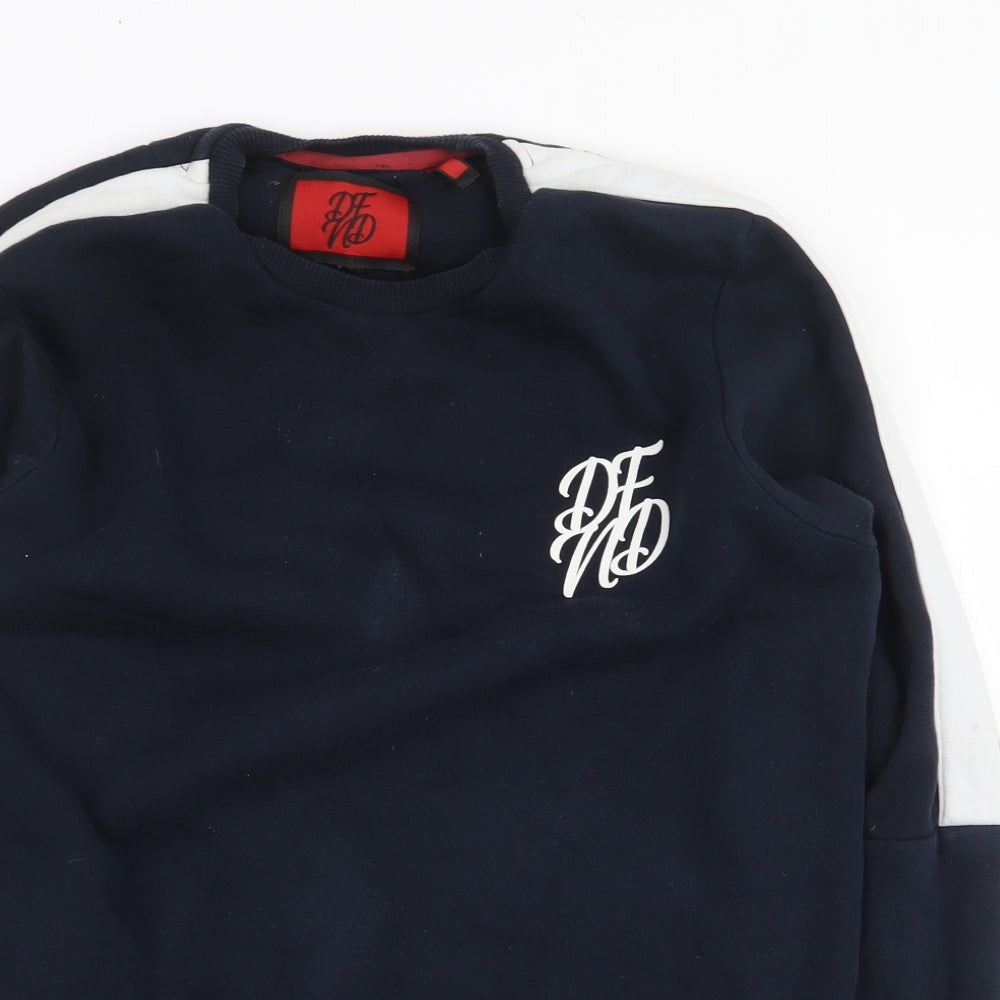 Mens UK Size S DFND Blue Pullover Sweatshirt