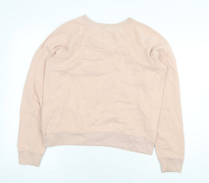 Womens UK Size 10 Jack Wills Pink Pullover Sweatshirt