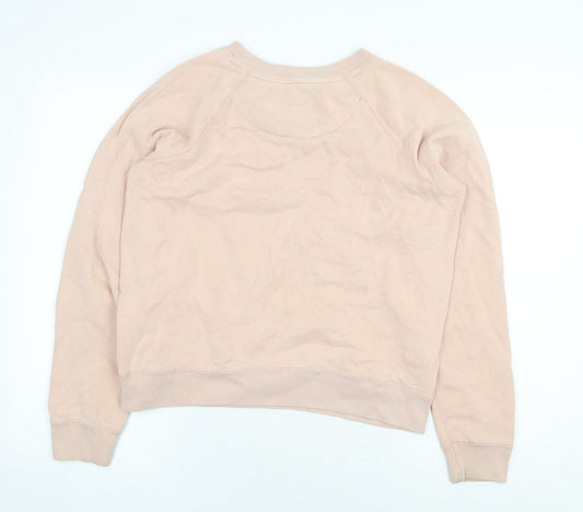 Womens UK Size 10 Jack Wills Pink Pullover Sweatshirt