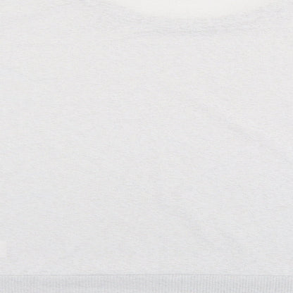 NEXT Womens Grey Polyester Basic T-Shirt Size 6 Scoop Neck