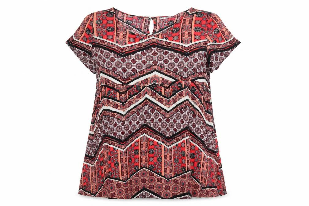 Womens UK Size M Glamorous Multicoloured Basic Blouse
