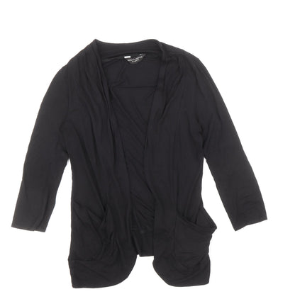 Womens UK Size 10 Dorothy Perkins Black Cardigan Jumper
