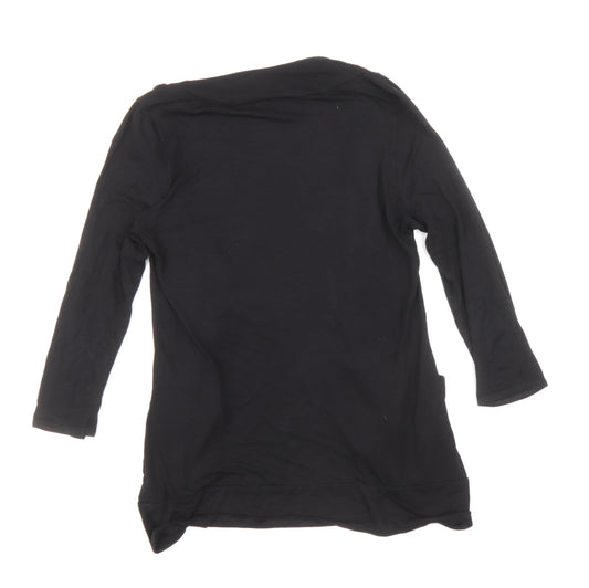 Womens UK Size 10 Dorothy Perkins Black Cardigan Jumper