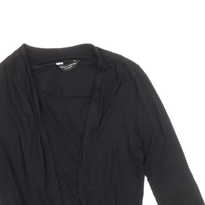 Womens UK Size 10 Dorothy Perkins Black Cardigan Jumper