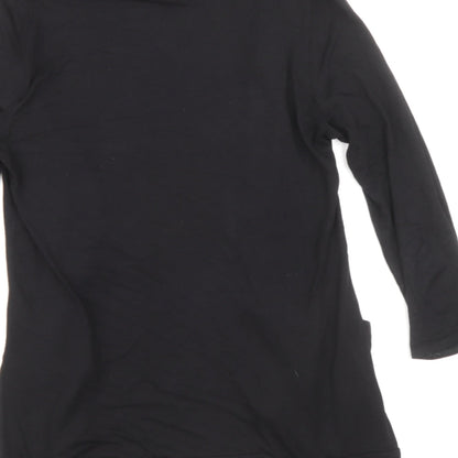 Womens UK Size 10 Dorothy Perkins Black Cardigan Jumper