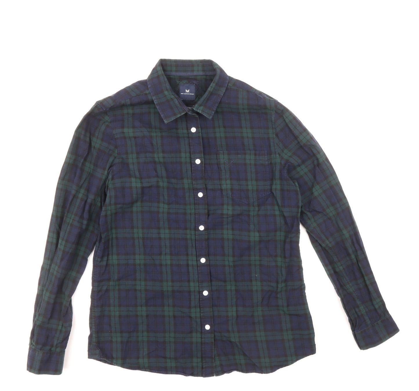 Womens UK Size 8 Crew Clothing Multicoloured Basic Button-Up