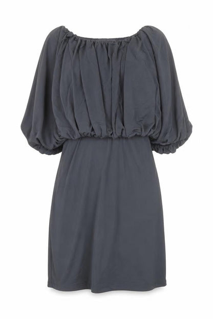 Zara Womens Blue Polyamide Mini Size S Boat Neck Zip